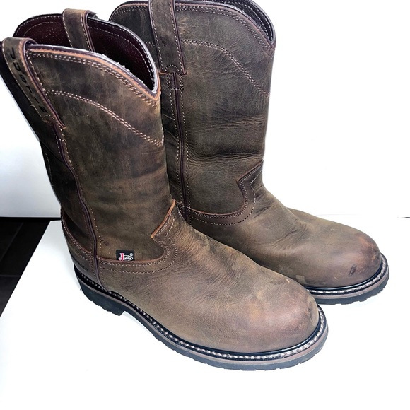 Mens Justin Steel toe WK4961 8EE. Waterproof - Picture 9 of 13